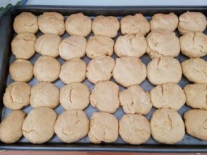 Image: Baked sweet potato biscuits