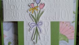 Image: Paper Easter Cross with Flowers