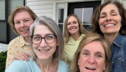 Image: Five women friends smiling